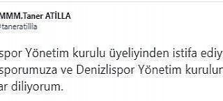 Denizlispor’da beklenen istifa