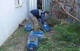 Depodan 10 adet dalgıç pompası çalan şüpheli...