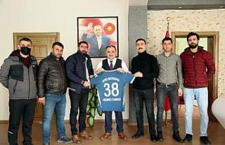 Develi Erciyesspor’dan Başkan Cabbar’a ziyaret