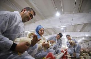 Devletten aldığı destekle çiftlik sahibi oldu,...