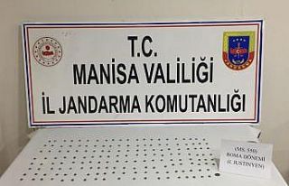 Doğu Roma dönemine ait sikkeleri satmaya çalışırken...