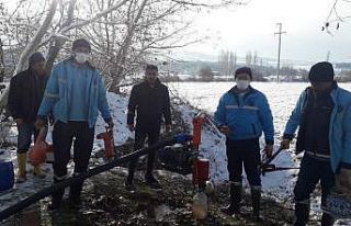 Donan sondaj pompaları değiştiriliyor