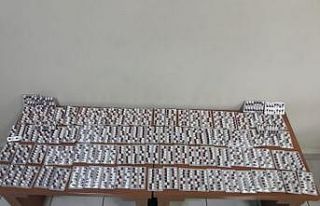 Durdurulan araçta yeşil reçeteye tabi bin 285 adet...