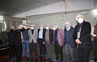 Dut pekmezi fabrikalarını incelediler