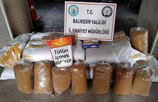 Edremit’te tütün operasyonu
