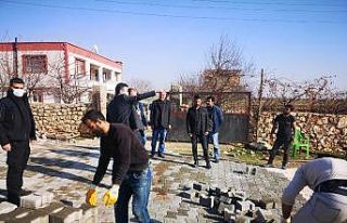 Eğil Belediyesi kırsal mahalleleri parke taşı...