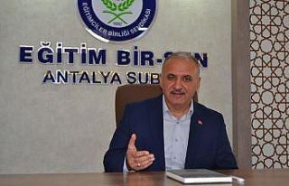 Eğitim Bir-Sen Antalya Şube Başkanı Miran: ‘400...