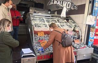 Ekipler balıkçı esnafını denetledi