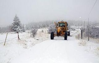 Elazığ’da kar nedeniyle kapalı köy yolu sayısı...