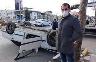 Emniyet kemeri bir kez daha hayat kurtardı