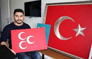 Engelli gazi Ceylan: “Filografi bana engelimi unutturdu”