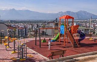 Erenköylü çocukların park mutluluğu