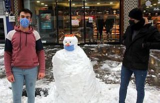 Erzincan’da kar mesaisi