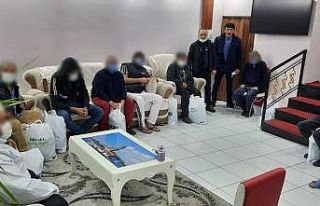 Erzincan’da sokakta yaşayan evsizler otellere yerleştirildi