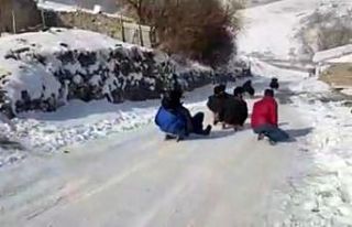 Erzurum’da vatandaşların 2021 Kış Olimpiyatları...