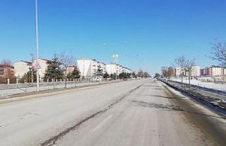 Erzurum’da yılın ilk gününde sokaklar boş kaldı