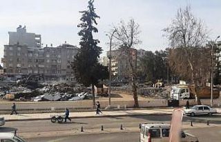Eski adliye binasının yıkımı tamamlandı