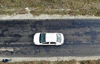 Eskişehir’de fizik kurallarını hiçe sayan yol