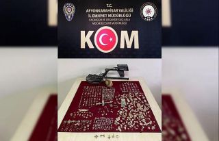 Ev ve iş yerinden 662 adet tarihi eser çıktı