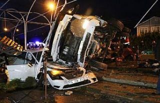 Faciaya sebep olan kamyonun sürücüsü adli kontrol...