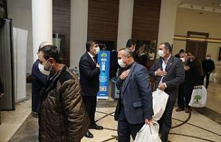 Fadıloğlu ile Kalaylı muhtarla bir araya geldi