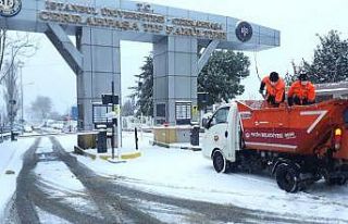 Fatih’te kış çalışmaları aralıksız sürüyor