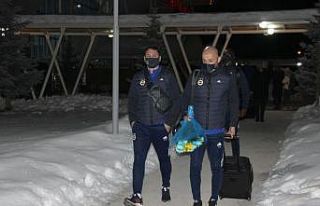 Fenerbahçe kafilesine Sivas’ta coşkulu karşılama