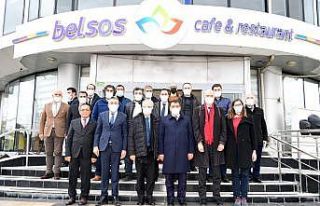 Fransız ve AB heyetinden Başkan Gürkan’a ziyaret