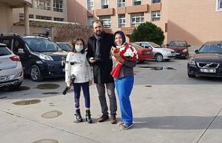 Gazeteciden sağlıkçı eşine droneli doğum günü...