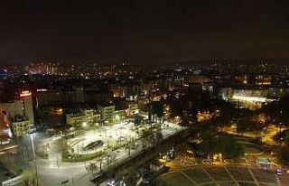 Gaziantep’in sessiz yeni yılı havadan görüntülendi