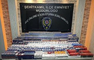 Gaziantep’te 4 bin 76 paket kaçak sigara ele geçirildi