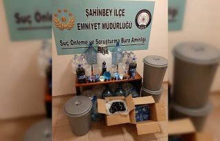 Gaziantep’te kaçak alkol operasyonu