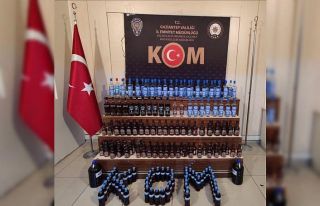Gaziantep’te kaçak içki baskını