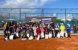 Geleceğin tenisçileri, Didim’de buluştu