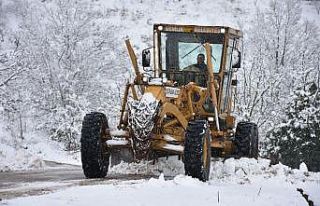 Gemlik’te kar ulaşıma engel değil