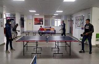 Gençlik Merkezi’nde masa tenisi etkinliği