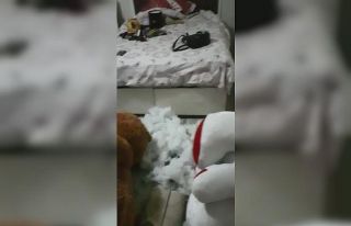 Girdiği evi savaş alanına çevirdi, 150 bin lira...