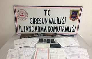 Giresun’da tefeci operasyonu: 5 gözaltı