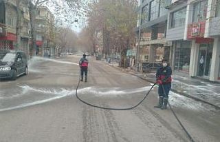 Gölbaşı’nda dezenfekte çalışmalarına devam...