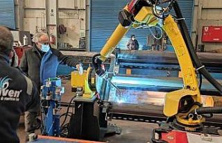 Güven Kepçe, robot kaynak testlerini sonrası üretime...