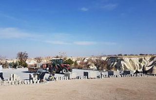 Güvercinlik Vadisinde peyzaj çalışmaları yapılıyor