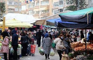 Halk pazarlarında kısıtlama hareketliliği