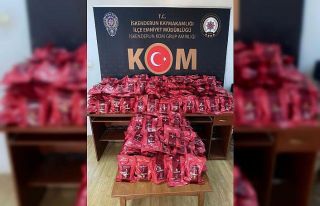 Hatay’da 360 kilo kaçak nargile tütünü ele geçirildi