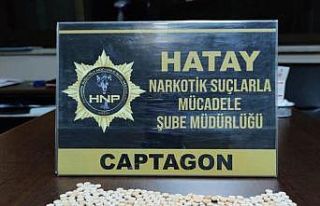 Hatay’da uyuşturucu hap operasyonu