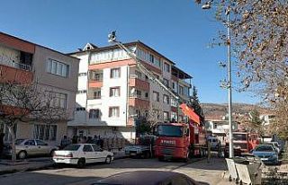 Havalandırma boşluğunda çıkan yangın korkuttu