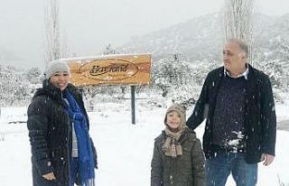 Havran’da kar sevinci