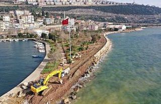 Hereke Sahilinde hummalı çalışma
