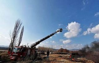 Hisarcık İtfaiyesi personeline yangın eğitimi