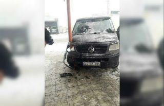 Iğdır’da kar yağışı beraberinde kaza getirdi