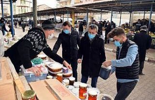 İscehisar’da belediye ekipleri pazarda hijyen denetimi...